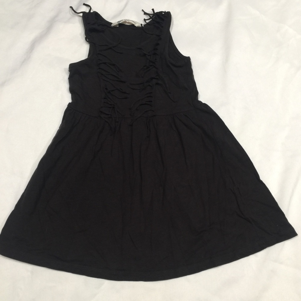 H&M charcoal black 2T girls dress trendy